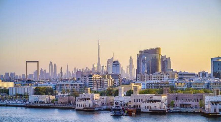 A-view-of-Old-Dubai-from-the-creek